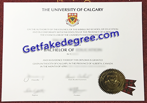 buy fake University of Calgary degree