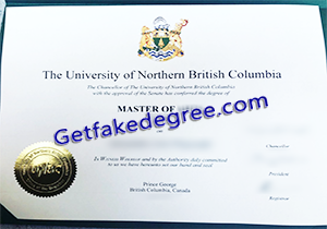 buy fake University of Northern British Columbia diploma