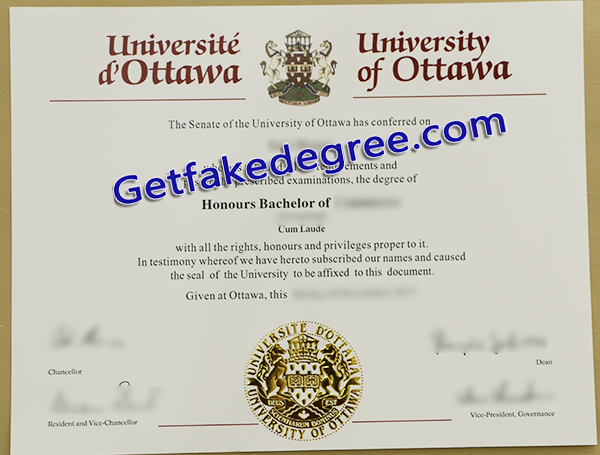 University of Ottawa degree, fake University of Ottawa diploma