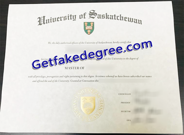 University of Saskatchewan degree, fake University of Saskatchewan diploma