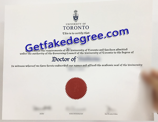 University of Toronto fake degree, University of Toronto diploma