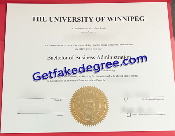 University of Winnipeg degree, fake University of Winnipeg diploma