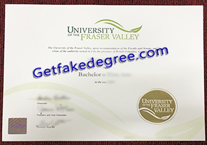 buy fake University of the Fraser Valley diploma