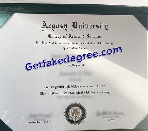 Argosy University diploma, fake Argosy University degree