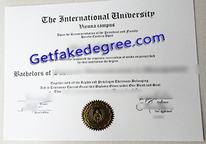 buy fake International University Vienna diploma