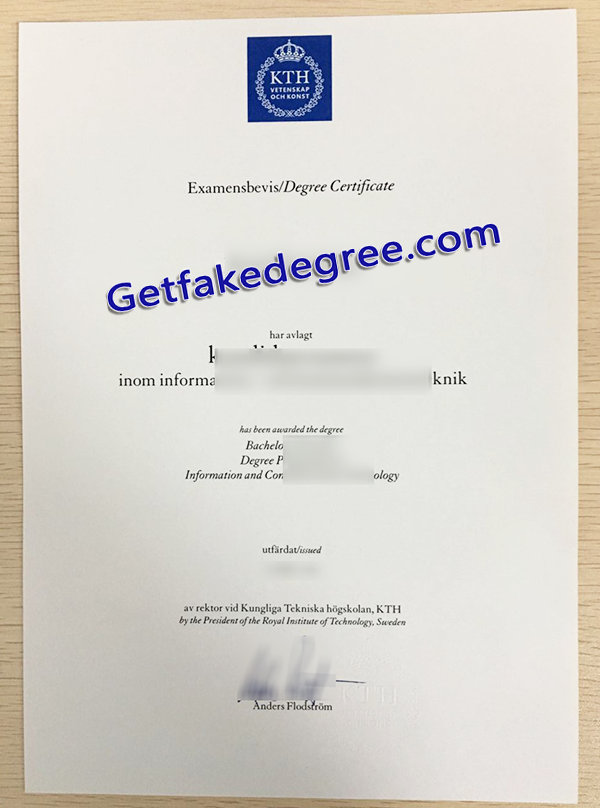 KTH fake degree, Kungliga Tekniska högskolan diploma
