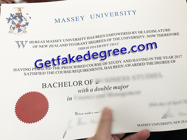 Massey University diploma, fake Massey University degree