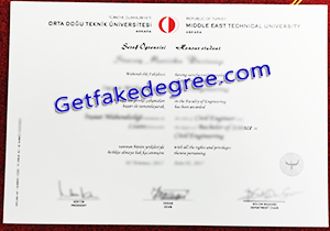 buy fake Middle East Technical University diploma