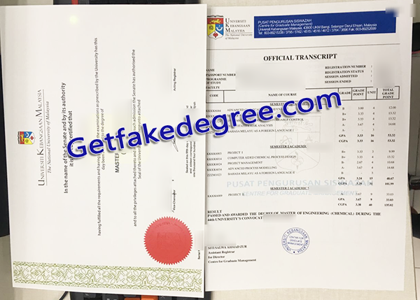Universiti Kebangsaan Malaysia diploma, UKM fake transcript
