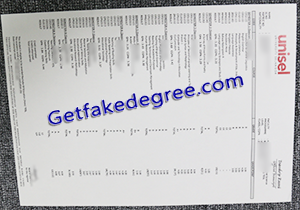 buy fake UNISEL transcript