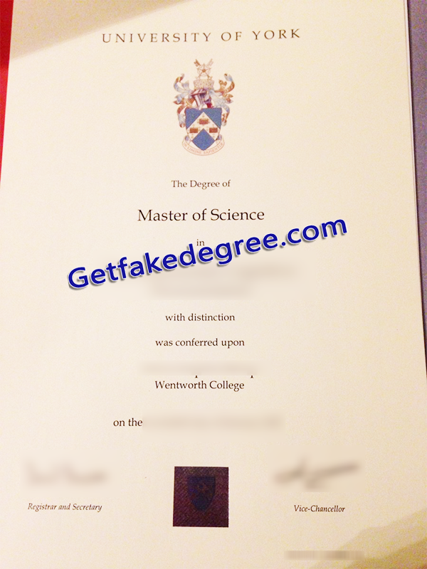 University of York diploma, fake University of York degree