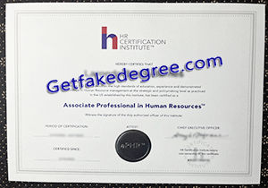 buy fake HRCI certificate