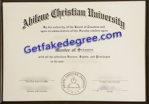buy fake Abilene Christian University diploma