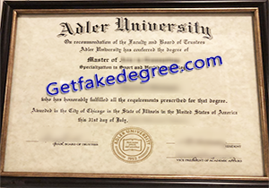 buy fake Adler University degree