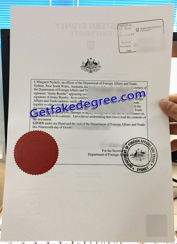 WSU fake degree, Australia notary