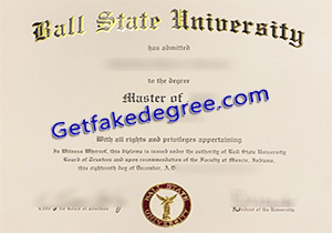 buy fake Ball State University diploma