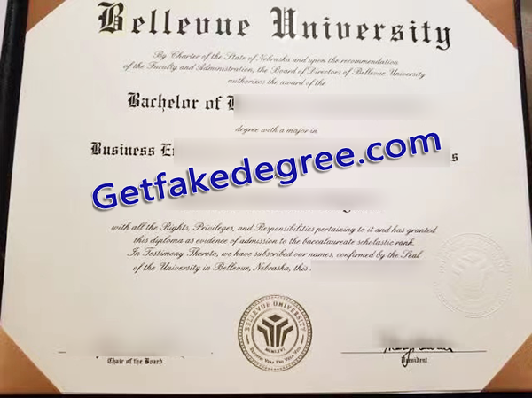 Bellevue University degree, fake Bellevue University diploma