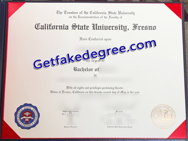 CSU Fresno degree, fake CSUF diploma