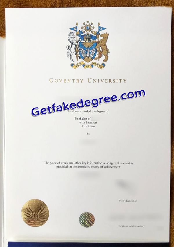 Coventry University degree, fake Coventry University diploma