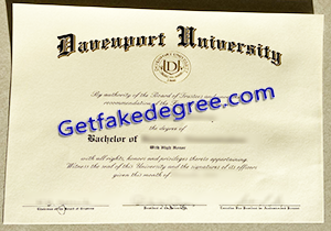 buy fake Davenport University diploma