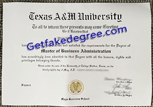 buy fake Texas A&M University diploma