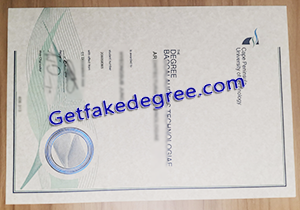 buy fake Cape Peninsula University of Technology degree