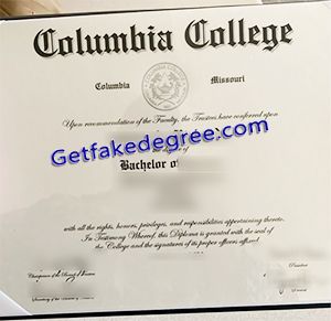 buy fake Columbia College diploma