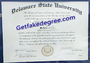buy fake Delaware State University degree