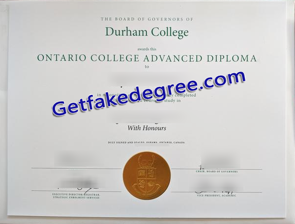 Durham College diploma, fake Durham College degree