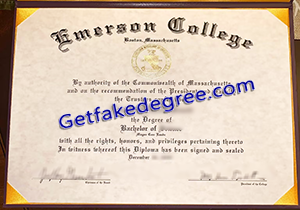 buy fake Emerson College diploma