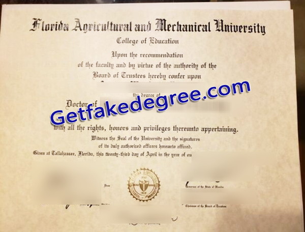 FAMU fake degree, Florida A&M University diploma