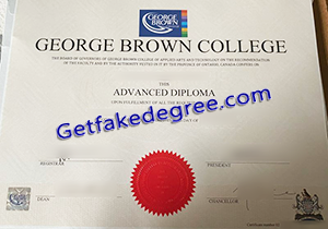 buy fake George Brown College degree
