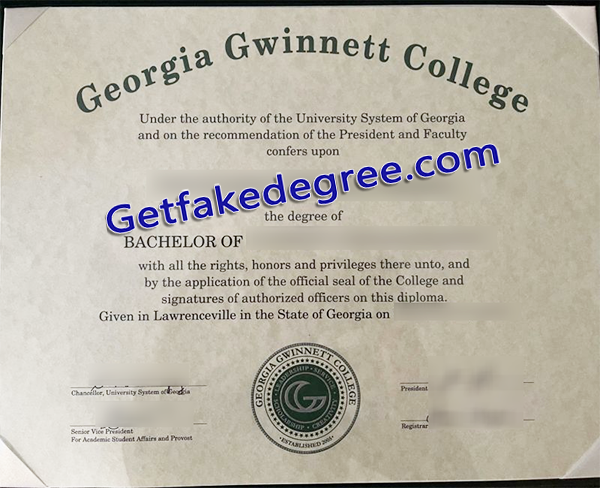 Georgia Gwinnett College degree, GGC fake diploma
