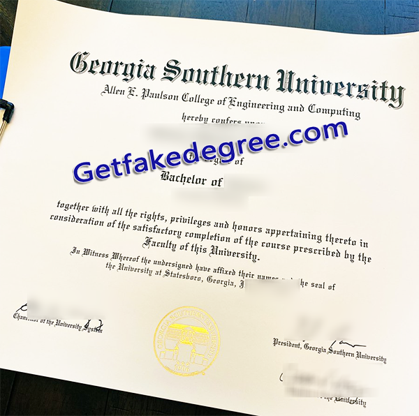 Georgia Southern University degree, fake diploma