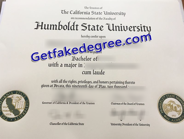 Humboldt State University fake degree, CSU Humboldt State University diploma