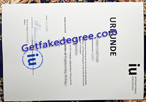 buy fake IU Internationale Hochschule degree