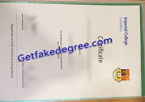 buy fake Imperial College London certificate