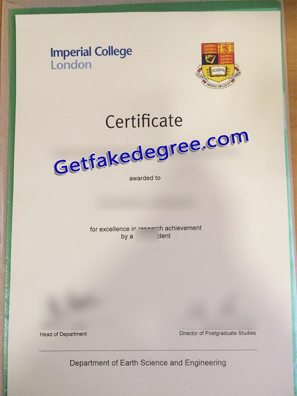 Imperial College London diploma, fake UK degree