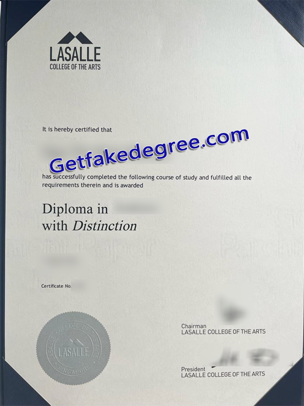 LASALLE College of the Arts degree, LASALLE fake diploma