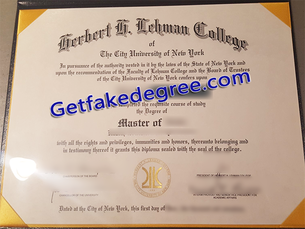 Lehman College diploma, Lehman College fake degree