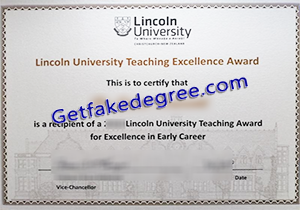 buy fake Lincoln University diploma