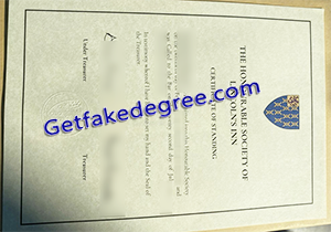 buy fake Lincoln's Inn certificate