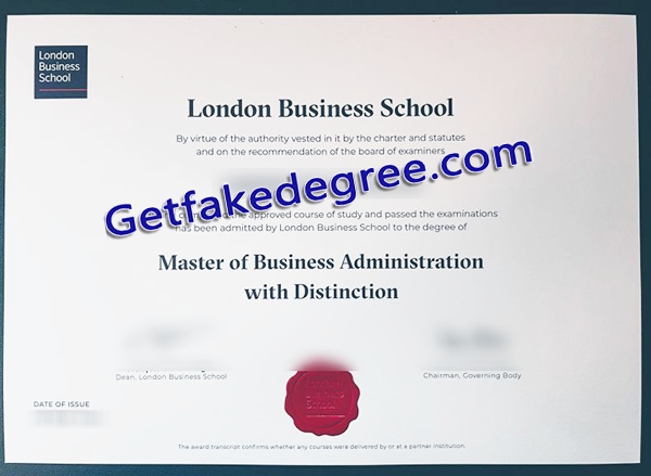 LBS fake diploma, London Business School degree