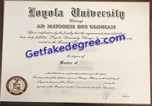 buy fake Loyola University Chicago diploma