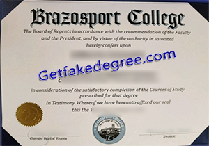 buy fake Brazosport College diploma