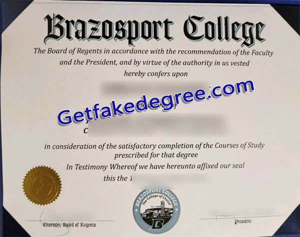 Brazosport College degree, Brazosport College fake diploma