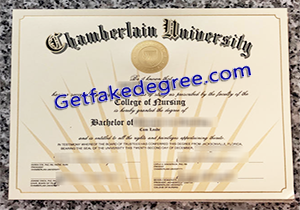 buy fake Chamberlain University diploma