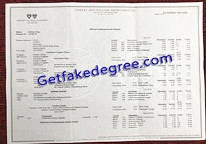 buy fake Hobart and William Smith Colleges transcript