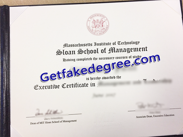 MIT degree, Massachusetts Institute of Technology fake certificate