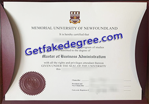buy fake Memorial University of Newfoundland diploma